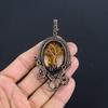 Tree Of Life Baltic Amber Pendant, 999 Copper Wire Wrapped Gemstone Jewelry, Handmade Pendant For Mother Day