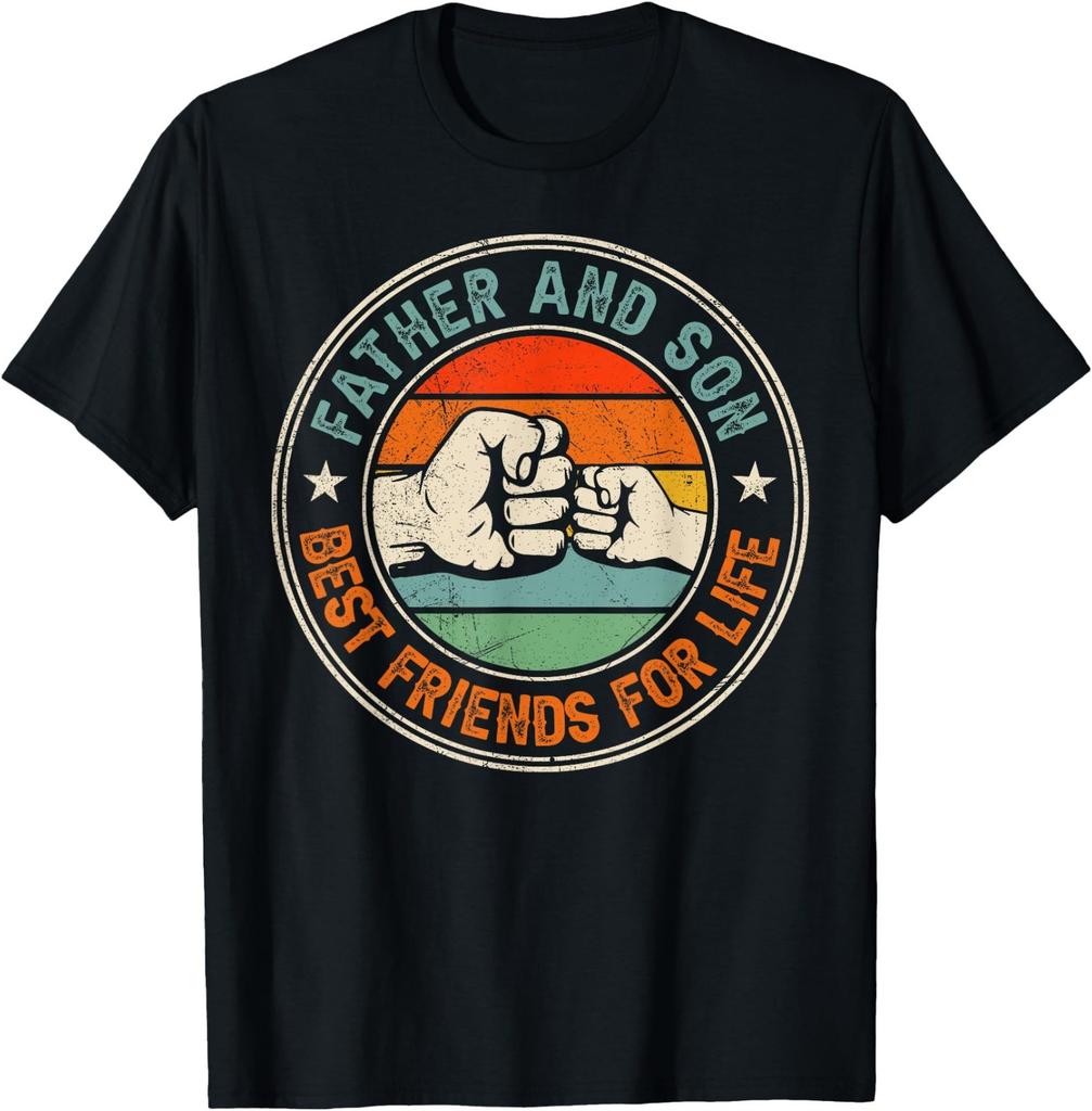 Father and Son Best Friends for Life Matching Father's Day T-Shirt