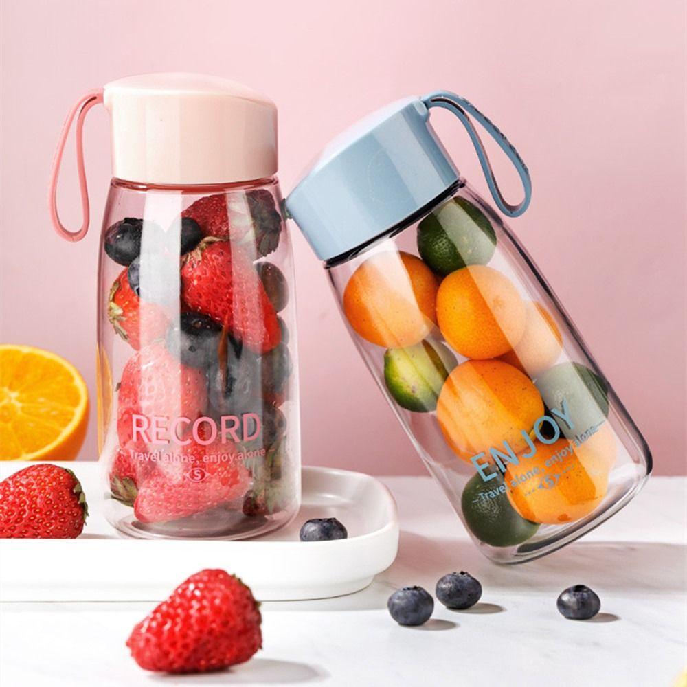 

380ml Summer Outdoor Fashion Water Bottle Plastics Mug Drinking Cup Portable синій