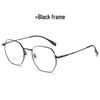 Ultra-Light Pure Titanium Myopia Glasses Frame with Anti-Blue Light for Students - Model 2216