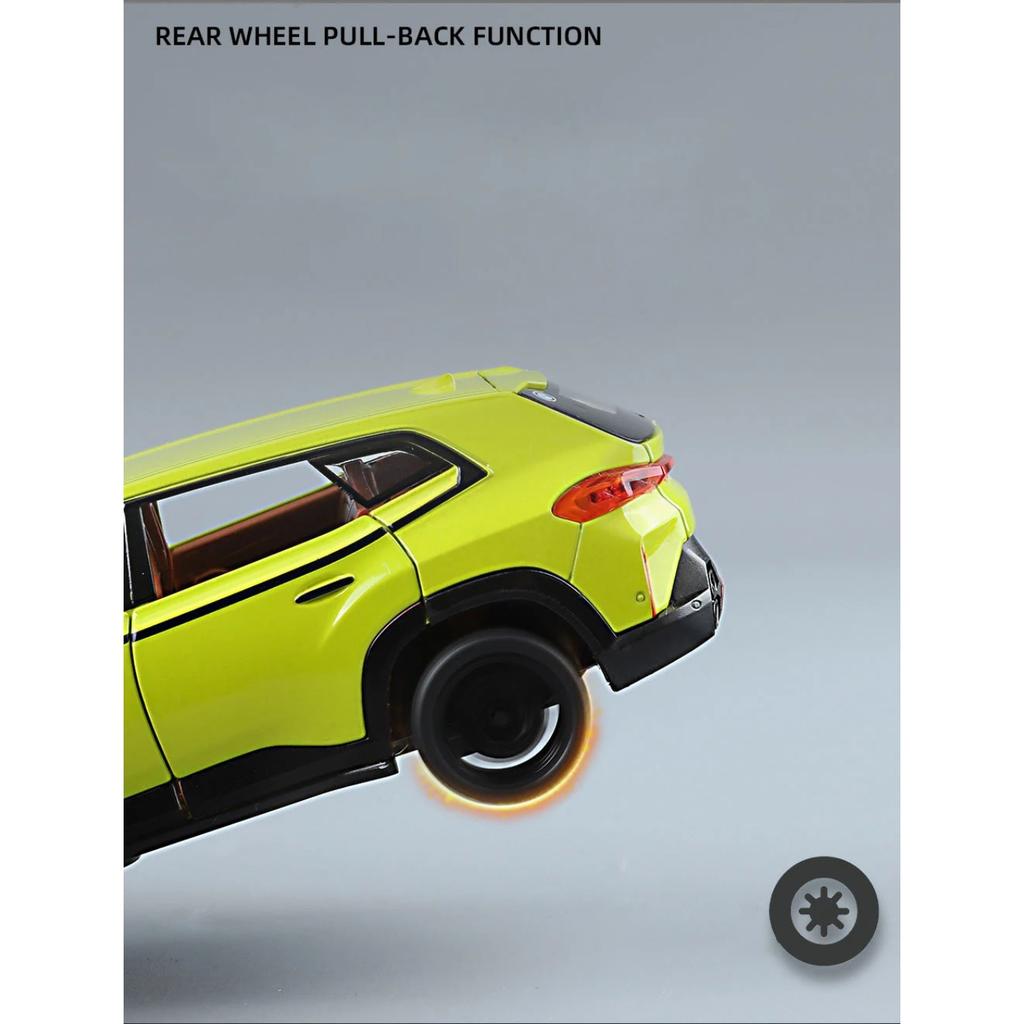 1/32 BMW The XM SUV Model Mașină Sport Aliaj Metal Turnat Sub Presiune Jucărie Mașină cu Energie Nouă Vehicule Model Simulare Sunet și Lumină Cadou pentru Copii