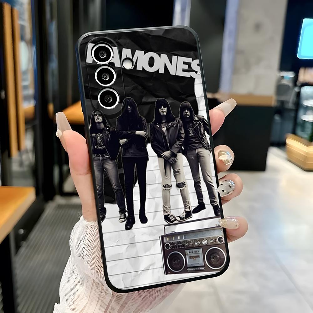 

R-Ramones Band Phone Case For Samsung A25 A13 A33 5G A54 A36 A35 A56 A52 A14 Shockproof Soft Cover Samsung A56