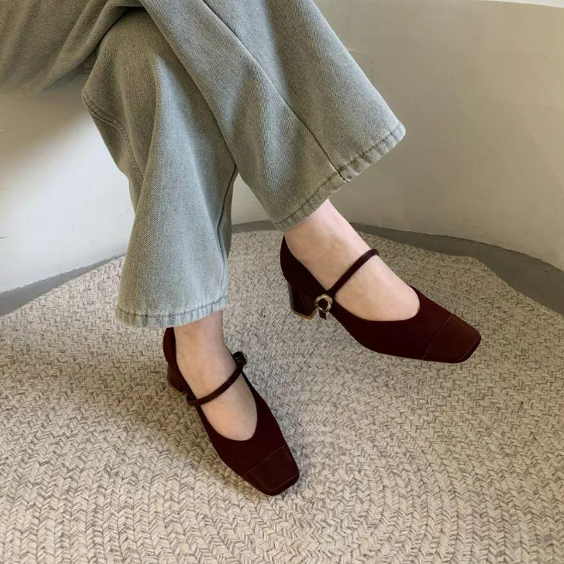 Fashion Bailamos Street Style Sexy Pointed Toe Sandals Metal Buckle Strap Women Pumps Stripper Sandals  Slingback Heels Ballet Flats Muj