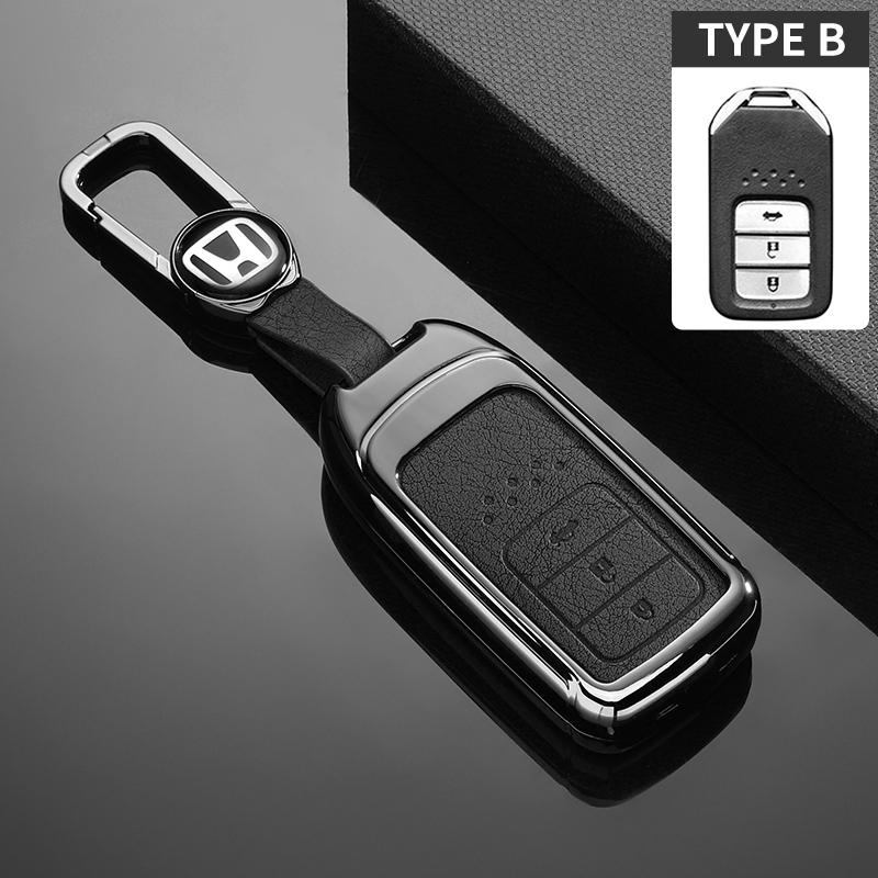 Car Key Case Cover Protection Shell For Honda Civic CRV HRV Accord Pilot Fit Freed Vezel Odyssey 2018-2022 EX EXL Smart Keyless