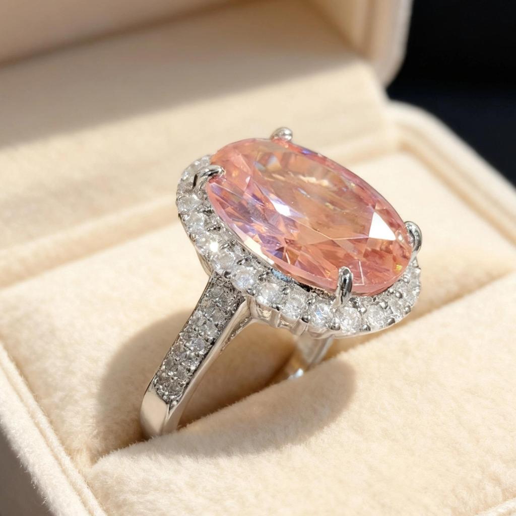 Ocean Blue Oval Jewelry Set: Elegant Three-Piece Necklace, Earrings & Ring for Any Occasion