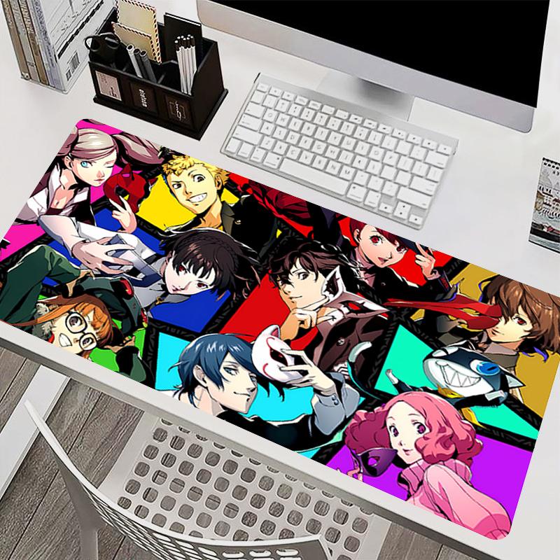 Mouse Pad Hd Print Gamer Notebook Desk Mat Large Gaming Keyboard Pad Designed Specifically Ppersona 5 Mousepad Colorful Carpet
