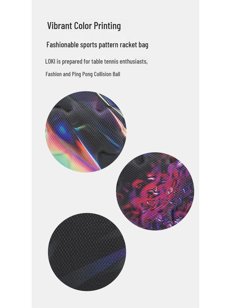 LOKI Pouzdro na stolní tenisovou raketu Thor: Přenosná, Odolná, Tvrdá skořepina, Taška s velkou kapacitou