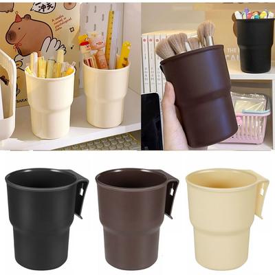 Plastic Hanging Pen Pencil Holder Large Capacity Storage Box New Cup Holder