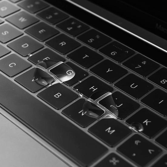 Silikonowa przezroczysta folia na klawiaturę do MacBooka Pokrowiec ochronny Air 13 cali Pro 15 cali