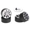 Metal Wheel   Beadlock Wheel  s Hub 4pcs Compatible with   SCX10 90046    4   D90 RC Car