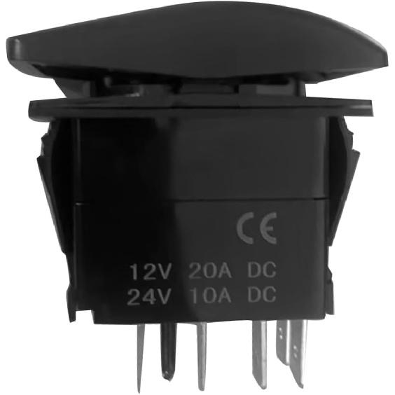 Rocker Switch Compatible With Cummins Onan Generator 308-1062 5 Pin Off-ON Remote Start Switch with Indicator Light