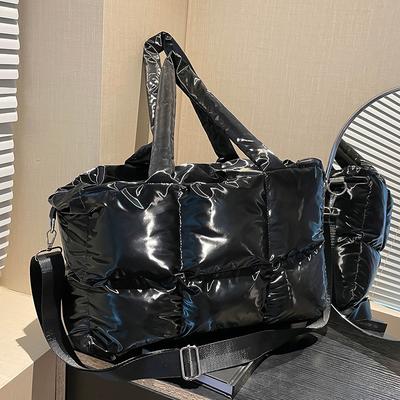 Wholesale Niche Fashionable Personalized Down Jacket Space Bag Trendy Versatile High-end Single Shoulder Messenger Women's Bag