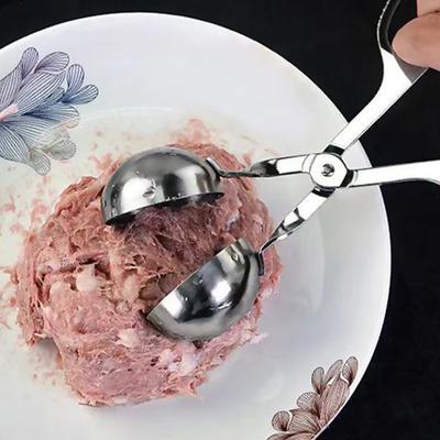 Fleischbällchen-Maker aus Edelstahl 304, bequemer Griff, Fleischbällchen-Former, praktisches Küchengerät für Kochbegeisterte