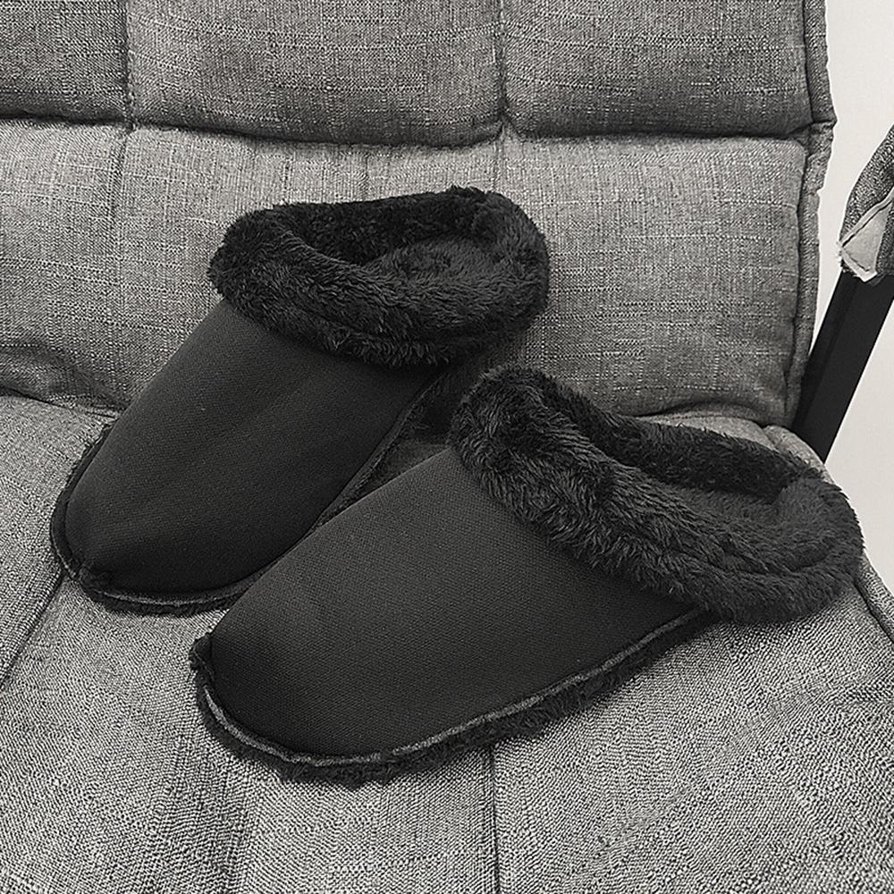 1 Pair Winter Warm Shoe Cover Inserts Croc Replacement Fur Insoles Removable Soft Thickened Shoes Liners Plush Cover Accessories 40-41 чёрный