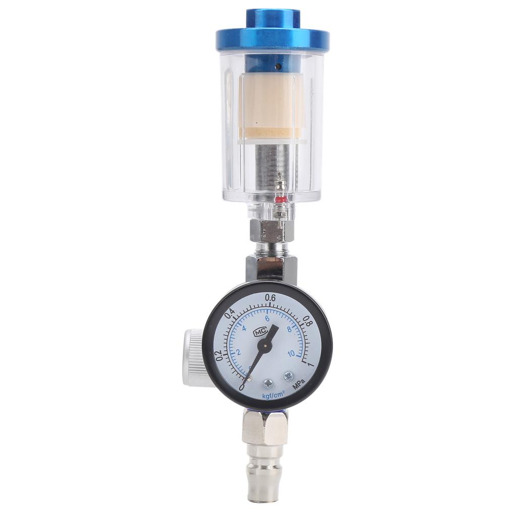 Spray Pneumatic Gun Air Regulator Gauge   Inline Oil Water Trap Filter Separator