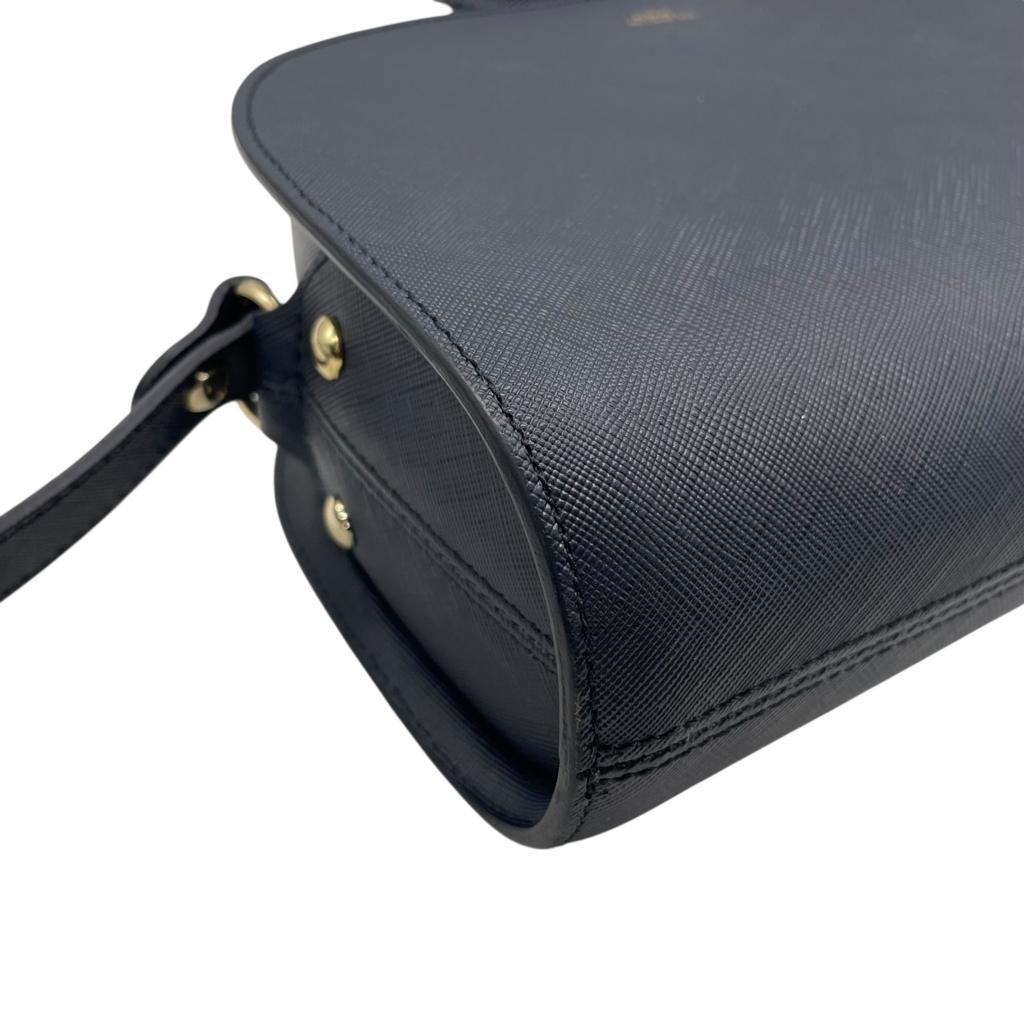 Used A.P.C.Shoulder Bag Navy leather Women