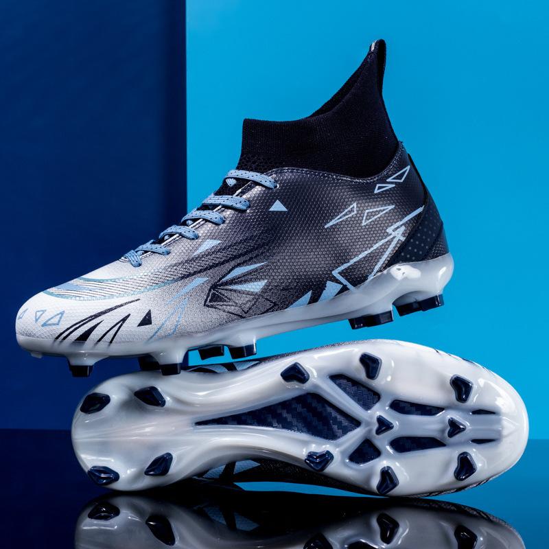 Foreign Trade New Messi World Cup Football Shoes Long Nails Broken Nails Indoor Boys and Girls Sports Shoes Outdoor Training Grass
