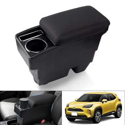 Auto Spec Toyota Yaris Cross Car Armrest Console Box Interior Storage Box Multifunctional YARIS CROSS Model Design Drink Holder Small Item Compartment