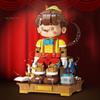 Puppet Toy Building Blocks Set Lighting Marionette Ornament Decorative Cartoon Pinocchio  Interactive Fun Bricks Gifts for Kids