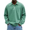 Men's  Business  Leisure  Versatile  Long Sleeves  Flip Collar  Pullover  Shirt