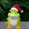 Whimsical Frog Garden Sculptures Adorable Frog Prince Statues with Crown for Patio Yard Lawn Decor Indoor Outdoor