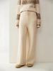 Luxury Soft Cashmere Wide-Leg Knit Pants for Women