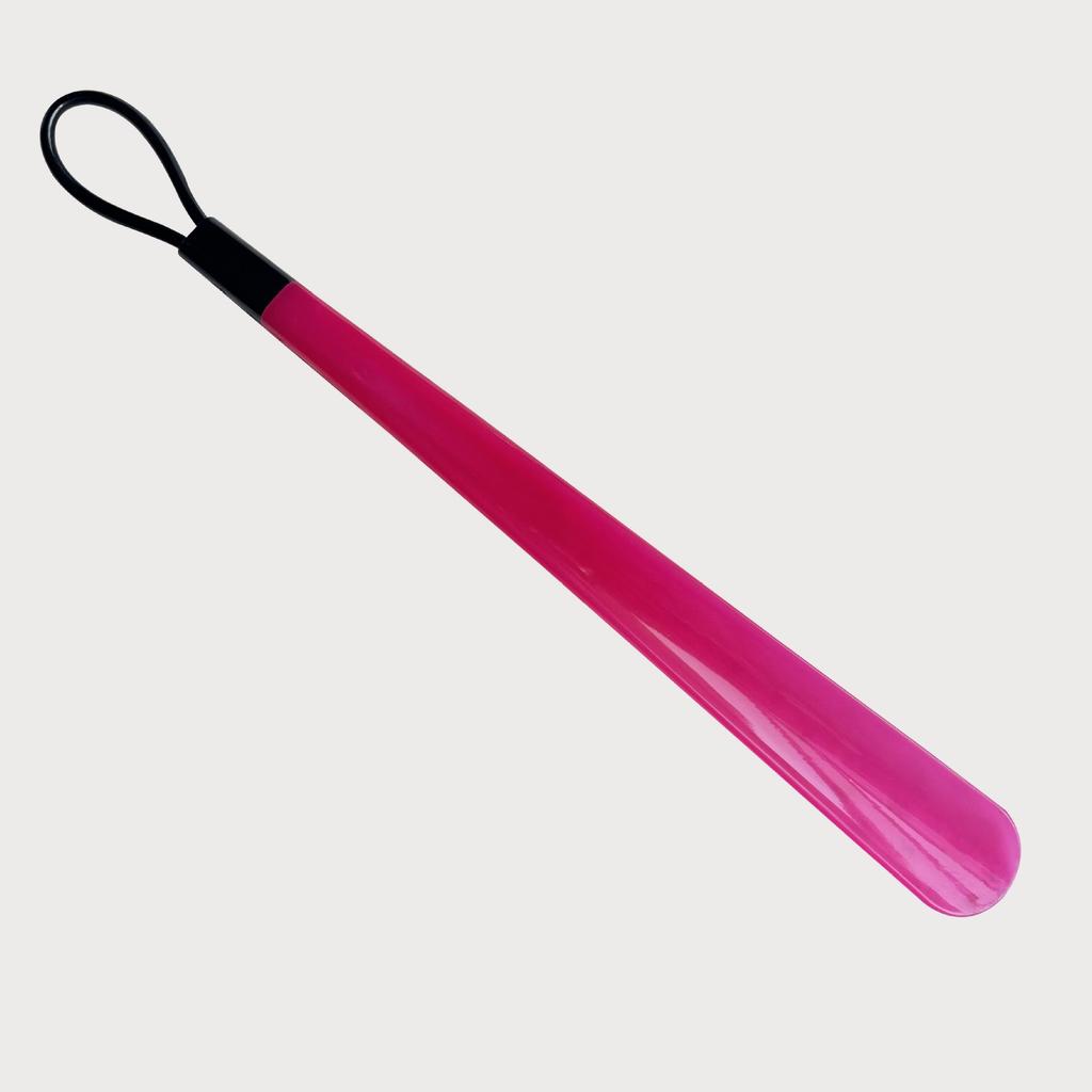 Long Handle Plastic Shoehorn for Easy Shoe Wearing—Ideal for Seniors and Pregnant Women, Available in Multiple Colors