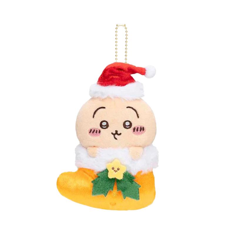 Chiikawa Usagi Hachiware Christmas Plush Pendant Cartoon Stuffed Keychain Doll