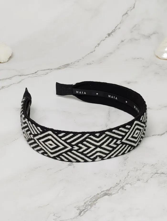 Maia Geometric Pattern Headband