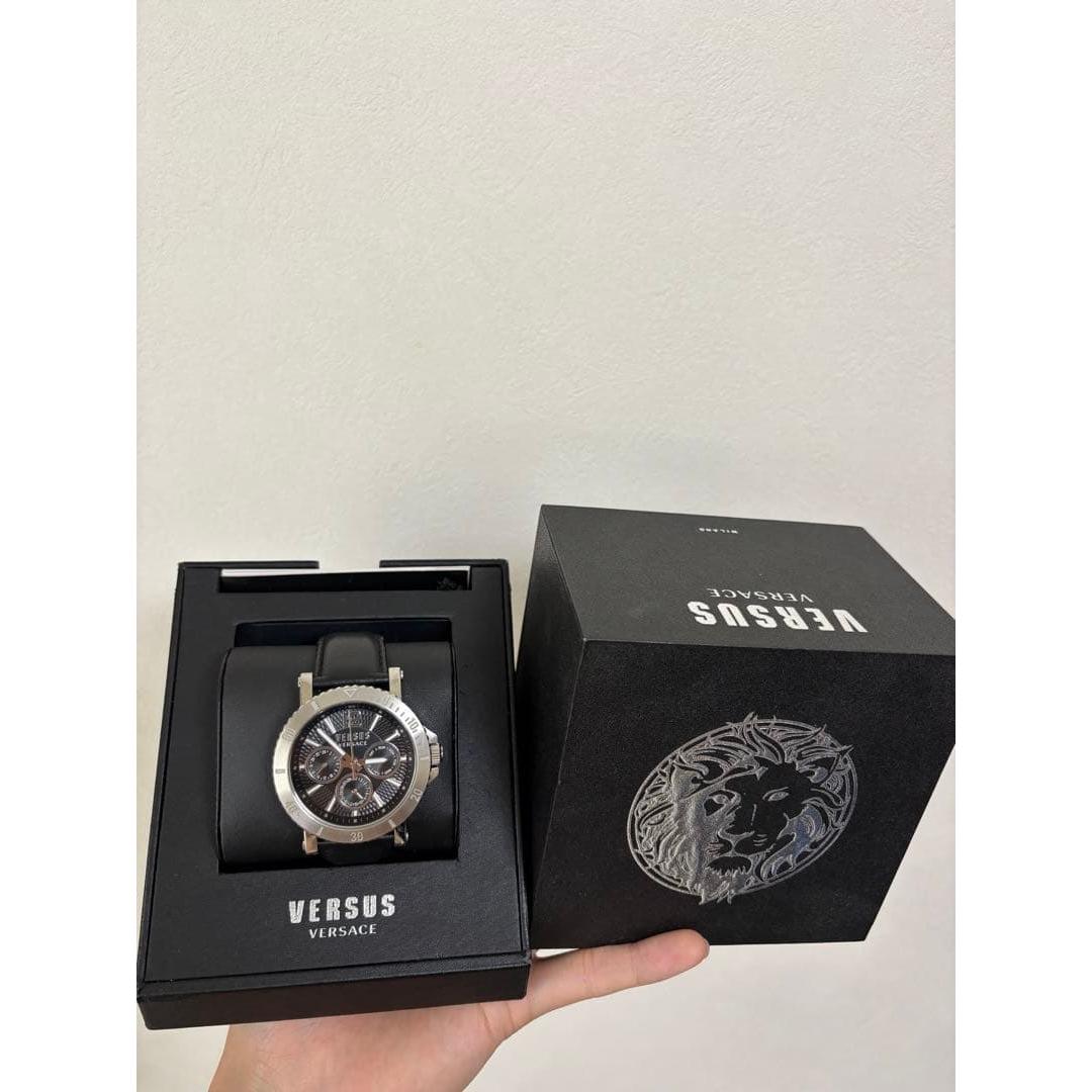Used VERSUS VERSACE analog watch black