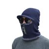 Riding Male Plush Bib Hood Windproof Thicking Hat Collar Plush Hat Beanie Hat Scarf Bib Hat