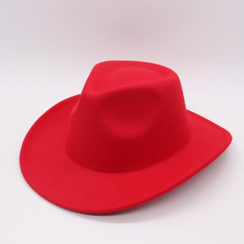 Gentleman'S Jazz Hat Original Style Vintage Top Hat Western Ethnic Cashmere Felt Hat British Hat