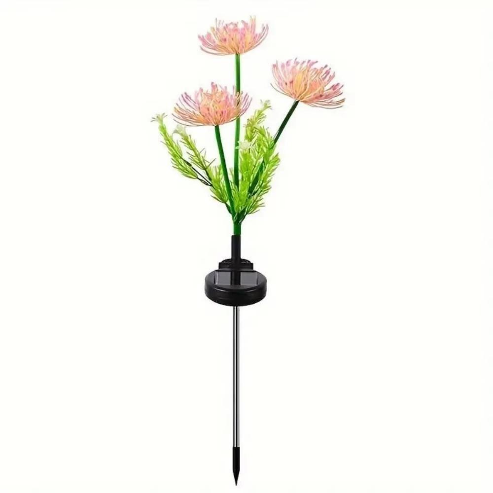 New Outdoor Solar LED Lights Waterproof Glowing Flowers Lawn Light Atmosphere Lights Camping Terrace Yard