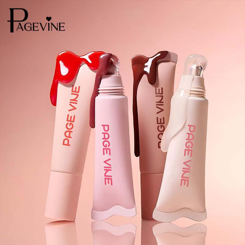 Water Gloss Moisturizing Clear Lip Gloss Mirror Jelly Plumping Lips Transparent Lip Tint Makeup Wholesale Women's Cosmetics