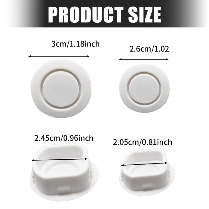 Große und kleine Gummi-Objektivlochabdeckungen für Kfz-Stoßfängersensorschutz Universell Einfache Installation