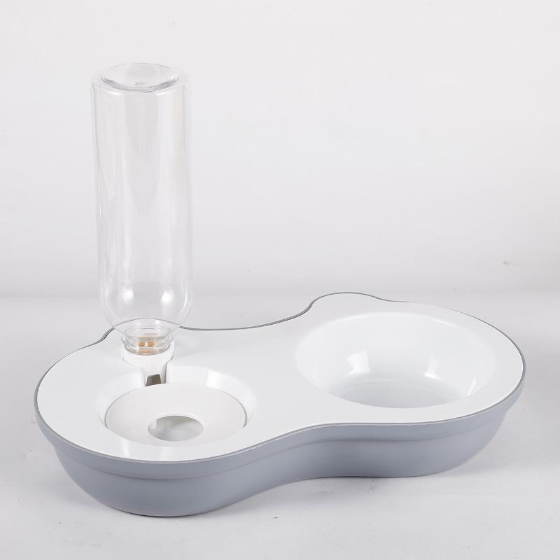 

Двойная миска для кошек с защитой от опрокидывания и автоматическим дозатором воды