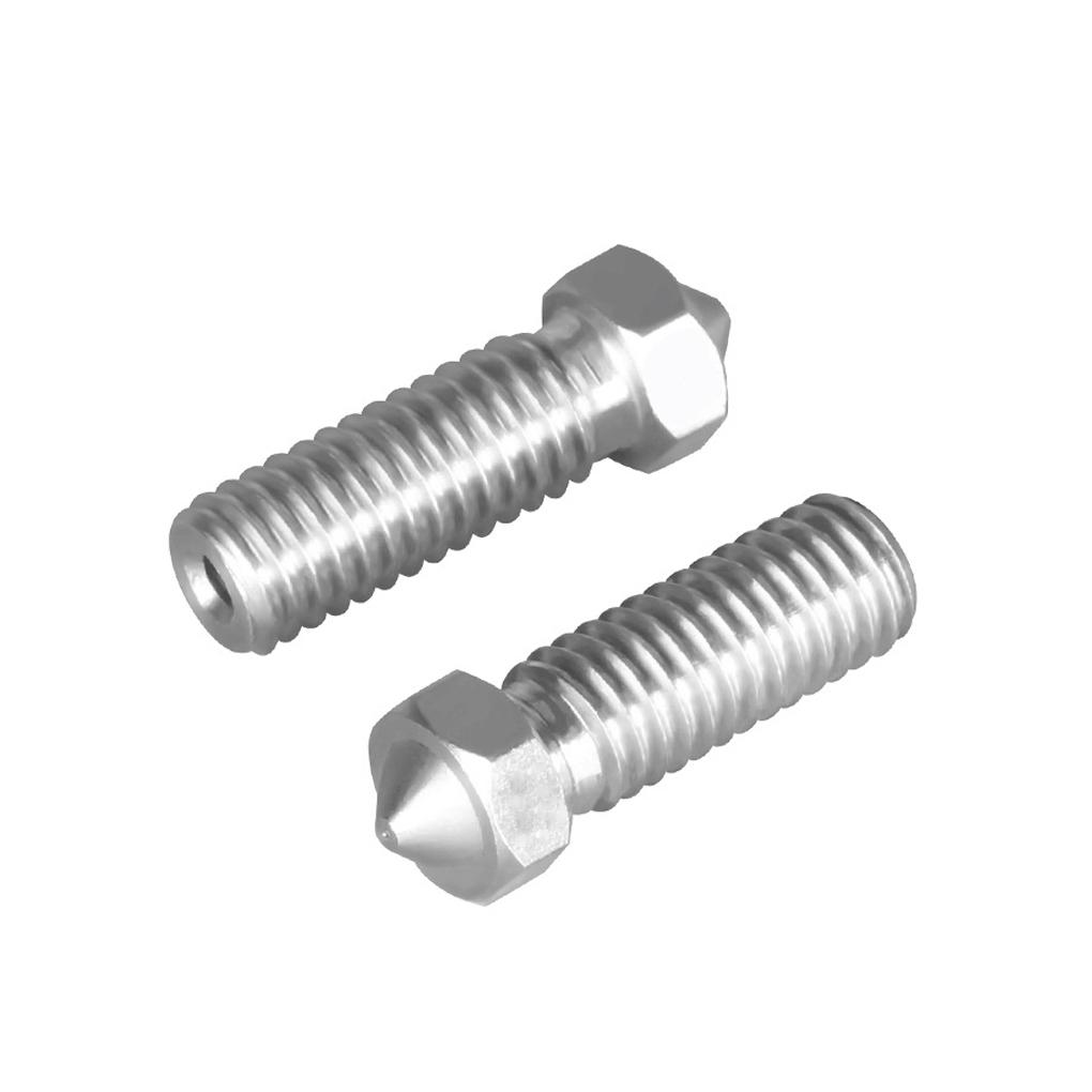 3D Printer Nozzle 1\.75mm Extruder Large Nozzle M6 Threaded 3D Printer Parts, Brass, 0\.4mm, Gold