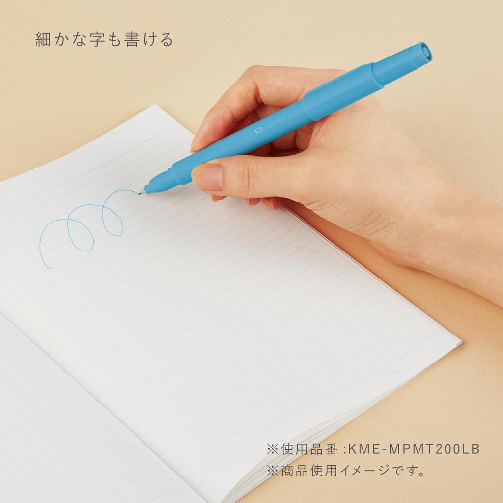 KOKUYO 2-Way Marking Pen Set, 4-Color Assortment, KOKUYO ME KME-MPMT200-4S2