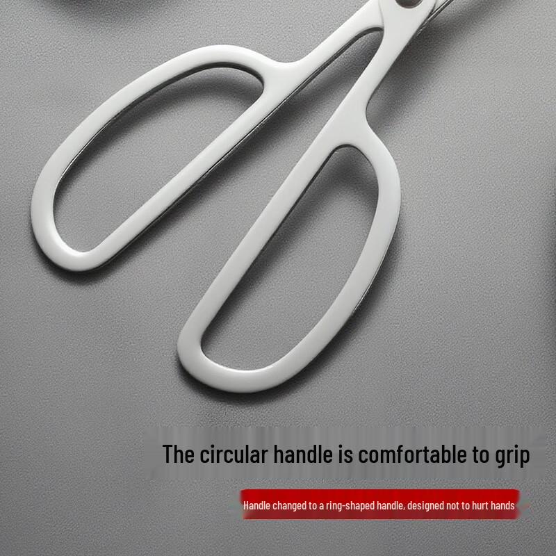 Zhishi Stainless Steel Scissor Food Tongs