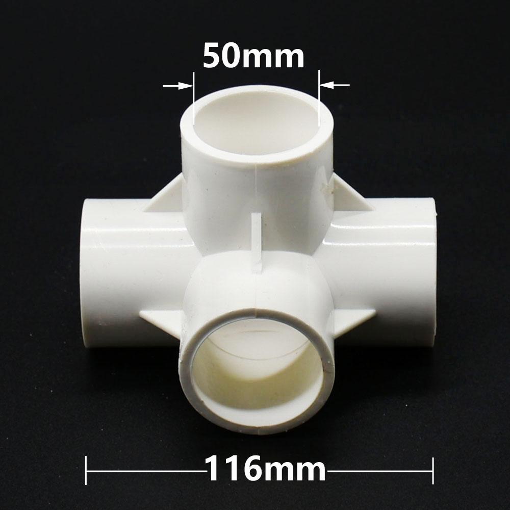 20/25/32/50mm PVC Connector 3/4/5-way Plastic Coupler Three-DimensionalWater Supply Pipe Fittings DN15/20/25/40