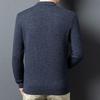 Men's Premium 100% Pure Wool Mock-Neck Sweater