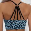 Plavky Dámské Leopardí potisk Dvoudílný set Bikiny Plavky s vysokým pasem Plážové oblečení Plavky Lady Letní plavky