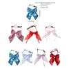 Stylish Fabric Puss Collar Necklace Adjustable Length And Decorative Bowknot Pet Neckband For Small Medium Pet