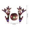 Christmas Car Exterior Decor Reindeer Antlers With Led Lights Reindeer Antler Car Decoration Kit Car Luminous Festival Decor
