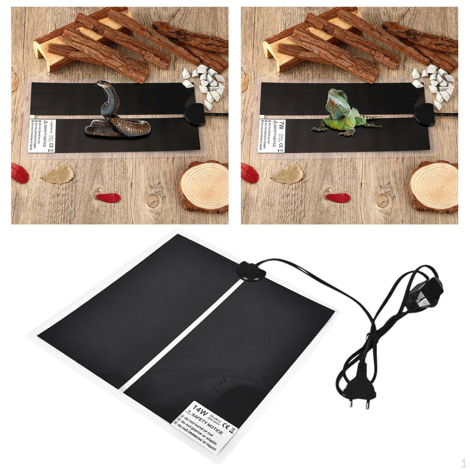 

Портативная грелка для рептилий и домашних животных для черепах змей и гекконов 14 Вт