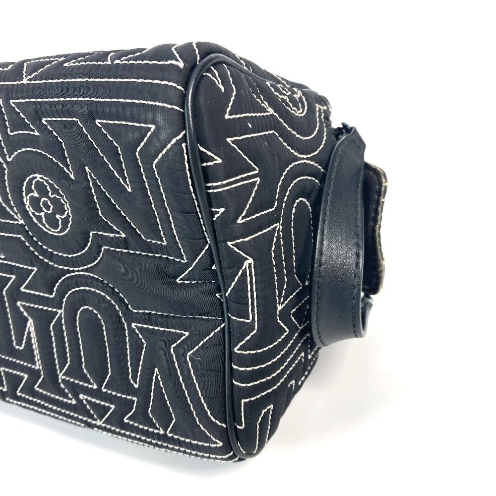 Louis Vuitton M21435 LV Snow Collection dopp kit Pouch Clutch bag Black/White