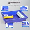 Plastic Paint Tray Thickened Sturdy Textured Roller Grid For Home Diy Painting Projects Wall Painting And Renovation