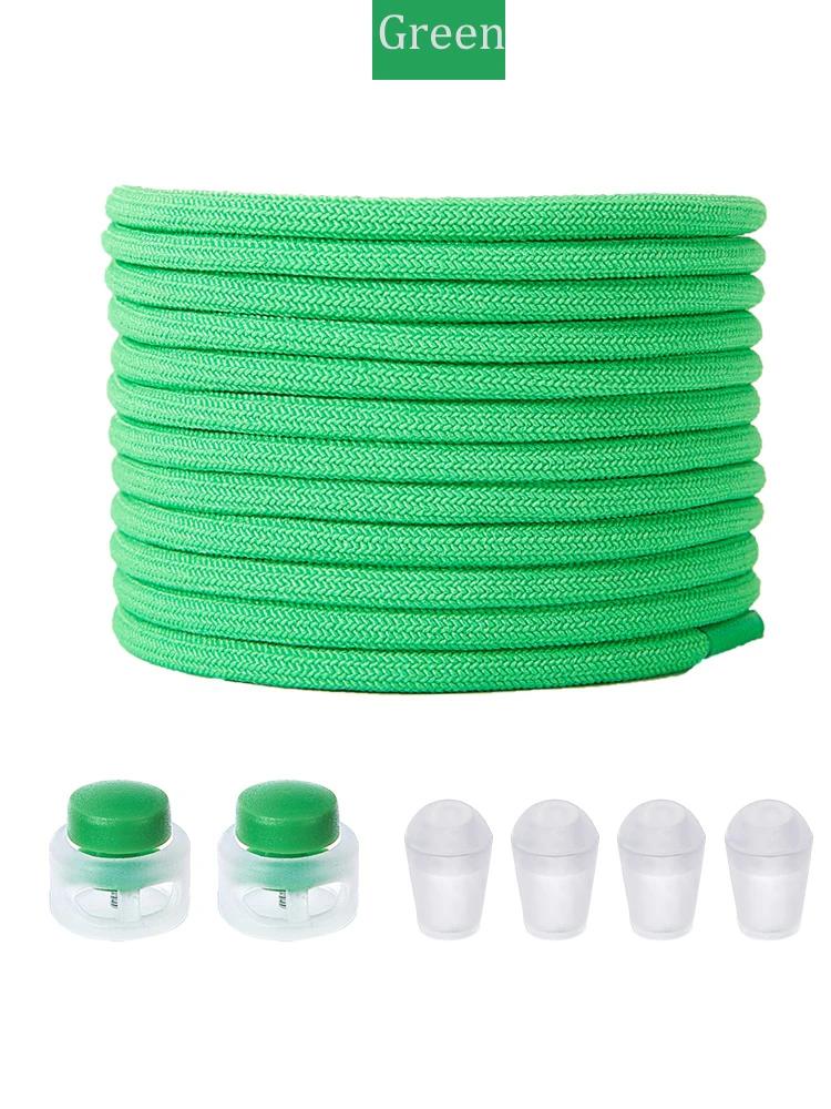 New No Tie Shoeaces Elastic Round Tieless Shoe Laces Sneakers Spring Lock Shoelace Quick Without Ties Shoes Lace for Kids Adult