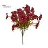Künstliche Blumen zur Dekoration, Künstlicher Prunkwinde Blumenstrauß, Realistisches Plastik Blumenarrangement Sträuße Innendekoration Home Office Dekor,