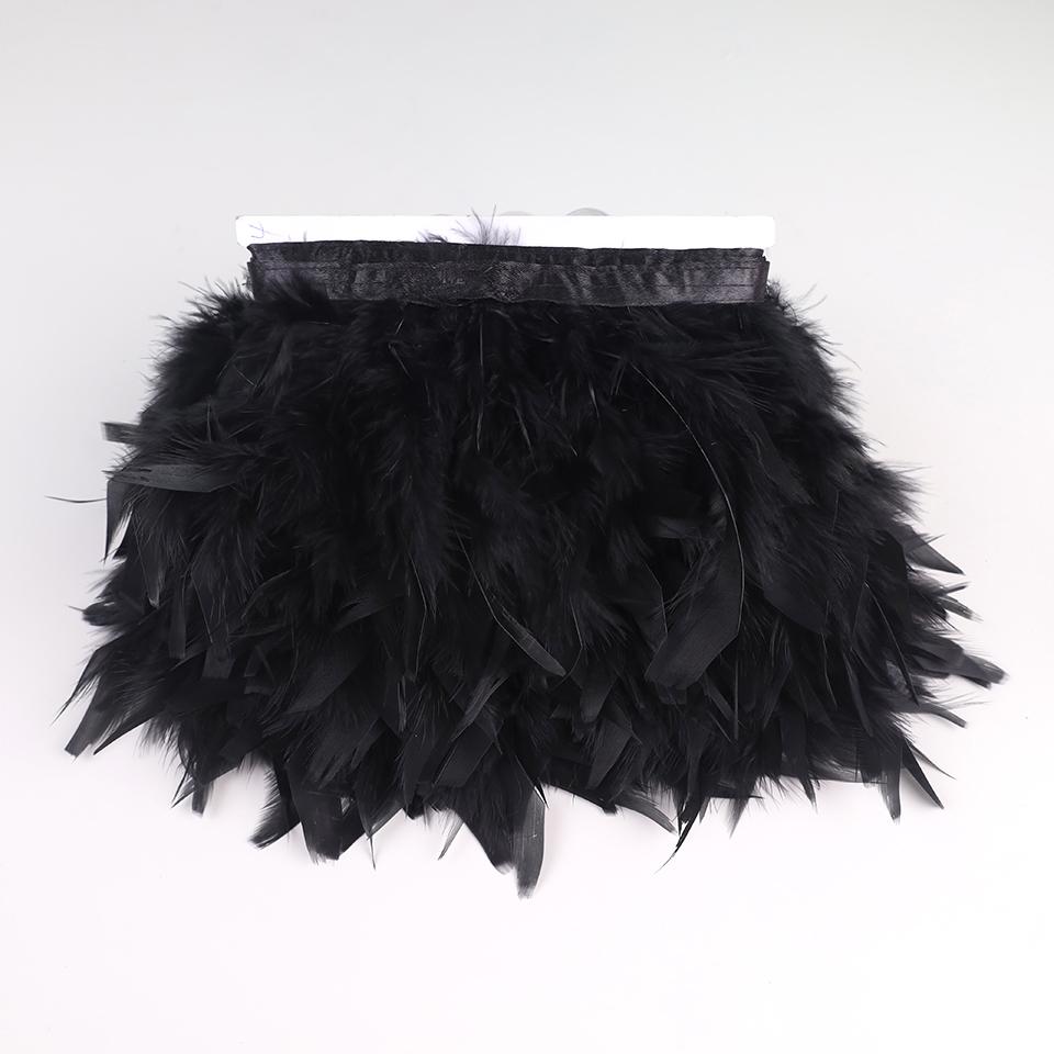 10 Meters Turkey Feathers for Clothes DIY Marabou Feather Fringe for Needlework Party Plume Handmade Mirror Home Decor Wholesale